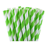 1000 Canudo Papel Colorido Canudinho Biodegradável 6mm 21c