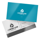 1000 Cartão De Visita Couchê 250g Impressão 4x1 Verniz F