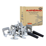 1000 Clip Espaçador Nivelador Piso Slim 200 Cunhas Oferta 