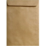 1000 Envelope A4 Saco Kraft Natural 229x324 Modelo A4 80g