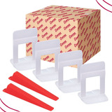 1000 Espaçadores Nivelador Slim 100 Cunhas Slim Cortag