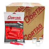 1000 Espaçadores Nivelador Slim 200 Cunhas Slim Cortag