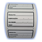 1000 Etiqueta Validade Congelamento Bopp