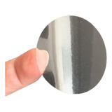 1000 Etiquetas Lacre Selo Adesivo Bolinha Transparente 2cm