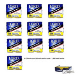 1000 Laminas Barbear 1 2 Lord Saloon Cortada 10 Cxs C 100
