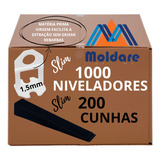 1000 Nivelador 200 Cunha Moldare Para Porcelanatos E Pisos