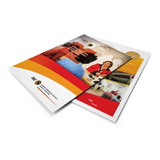 1000 Panfletos Flyer Folder Couchê 120gr Dobra 15x21 4x4