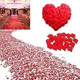1000 Peças De Pétalas Artificiais De Seda Rosa Vermelha Para Decoração Para Festa De Casamento