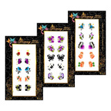 1000 Películas Kit Adesivos De Unha 3d Alemay Nails Cx 100 U