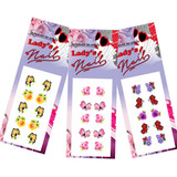 1000 Peliculas Kit Adesivos De Unha 3d Lady Nails