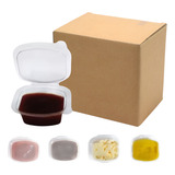 1000 Pote De Molho Molheira 30ml 695 Não Vaza Delivery