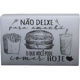 1000 Toalha De Papel Forro Para Bandeja Fast Food Americana
