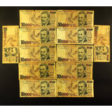 10000 Dez Mil Cruzeiros Lote 12 Cédula Antiga Nacional N0406