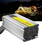 10000 W Inversor De Onda Senoidal Pura Display Digital Conversor De Voltagem Dc 12 V 24 V Para Ac 220 V Com Controle Remoto Para Inversor De Energia Solar Pv Carro 12V