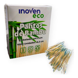 1000un Palitos De Dente De Bambu