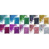 100g Glitter Flocado Holográfico Decoração De Unha Resina