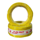 100m Fio Elétrico Flexível 2,5mm Certificado Rolo Residência Cor Da Cobertura Amarelo