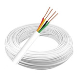 100m Cabo Alarme Interfone 4 Vias Multicores 2 Pares 0 40mm