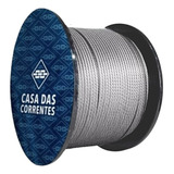 100m Cabo De Aço Galvanizado 1 8 3 2mm 6x7 Alma De Fibra