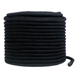 100m Corda Semi Estatica 10 5mm Rapel Escalada Montanhismo Cor Preto