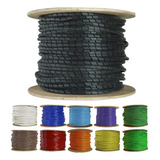 100m Guaina Espiral Tube Cabo Drop 12 4mm Preto Fibraoptic