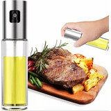 100ml Spray Pulverizador Vidro Inox Borrifador Azeite