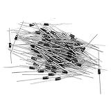 100pcs 1N4007 1000V 1a Diodo Retificador De Alta Tensão Diodo Retificador De Alta Eficiência Diodos Retificadores Diodos Eletrônicos Diodos Eletrônicos De 1000 Volts