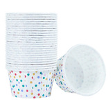 100pcs Copos De Sorvete De Papel Descartável Copo De Bolo Ta