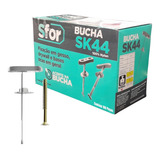 100pcs Bucha Nylon Sk44 Gesso Drywall Bloco Parafuso Philips