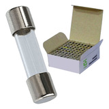 100pcs Fusível Vidro Grande 6x30 20a
