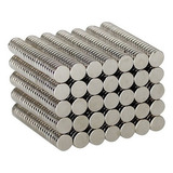100pcs Imã Super Forte 4x1 Redondo Pequeno 4mm X 1mm N35