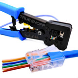 100pecas Conector Vazado Rj45 Ez Crimp