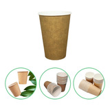 100un Copo Papel Biodegradável Térmico Água