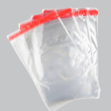 100un Saco Embalagem Plástico Transparente Bopp 20x30 C Aba