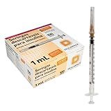 100un Seringa De Insulina 1ml Agulha 13 0 X 0 45mm