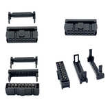 100x Conector Latch 16 Vias P/ Flat Fc16 = L-16 Idc Con.