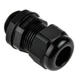100x Prensa Cabo Pg16 Preto Ip68 (kit C/ 100 Peças)