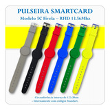 100x Pulseira Tag Rfid Smartcard 13.56mhz