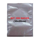 100x Sacos Embalagem A Vácuo 30x20cm Seladora Freshpack Pro