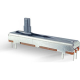 100x Potenciômetro Deslizante Mesa De Som 20ka 37mm Percurso