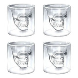 101076 copo Shot Caveira Vidro Grd 300ml 2pc Kljb 250 Cor Vidro Transparente