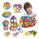 105 Pçs Brinquedo Educativo Magnético De Montar Imã  Família