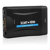 1080p Scart Para Hdmi Mhl Adaptador De Áudio E Vídeo Hdtv Dv