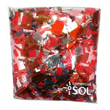 10kg Papel Picado Vermelho Sky Paper Confete Metalizado
