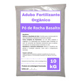 10kg De Pó De Rocha Basalto Fertilizante Adubo Orgânico