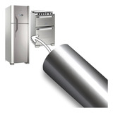 10m X 70cm Adesivo Envelopamento Prata Inox Geladeira Fogão