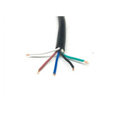 10mt Cabo Manga Flex 5 Vias 0,34mm 22awg Padrão Sensor