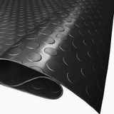 10mts Piso Para Pet Borracha Moeda Preto 3mm 10 00x1 00mts