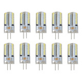10pcs G4 Led Bulb5w 12v 3014smd 64 Led Silicone Lâmpada