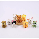 10pçs Pingente Cachorrinhos Em Pares - Pulseira Brinco Colar